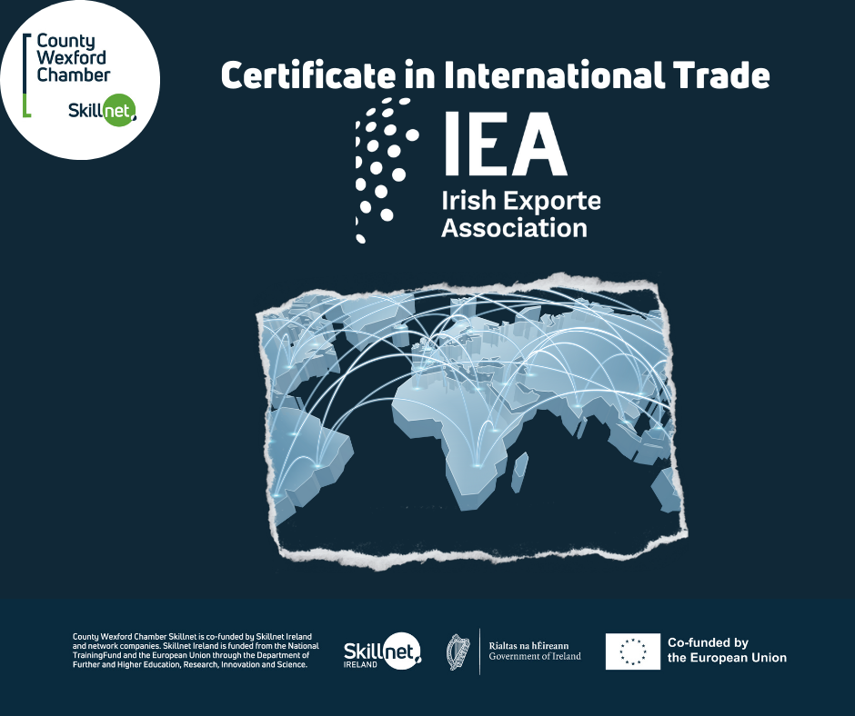 Certificate in International Trade – Starting 30 Oct – €1795