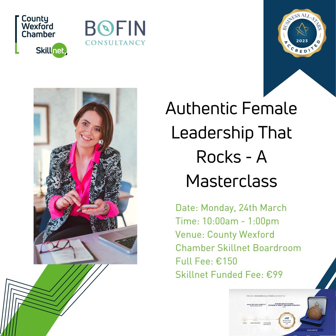 Authentic Female Leadership that Rocks – A Masterclass – 24th March