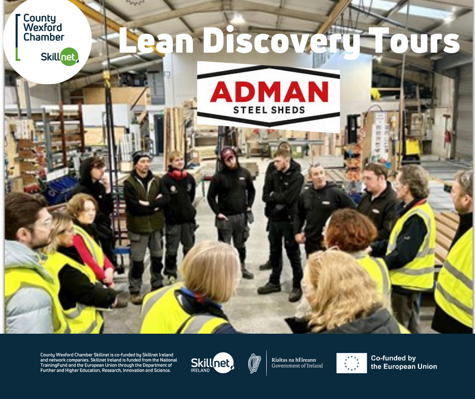 Lean Discovery Tour: Learning through Implementation with Adman Steel Sheds – Monthly – €120
