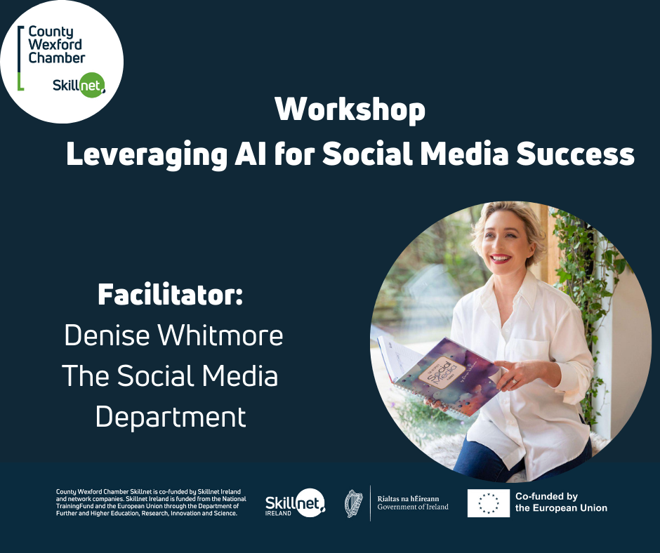 Leveraging AI for Social Media Success Workshop – 20 Sept – €105