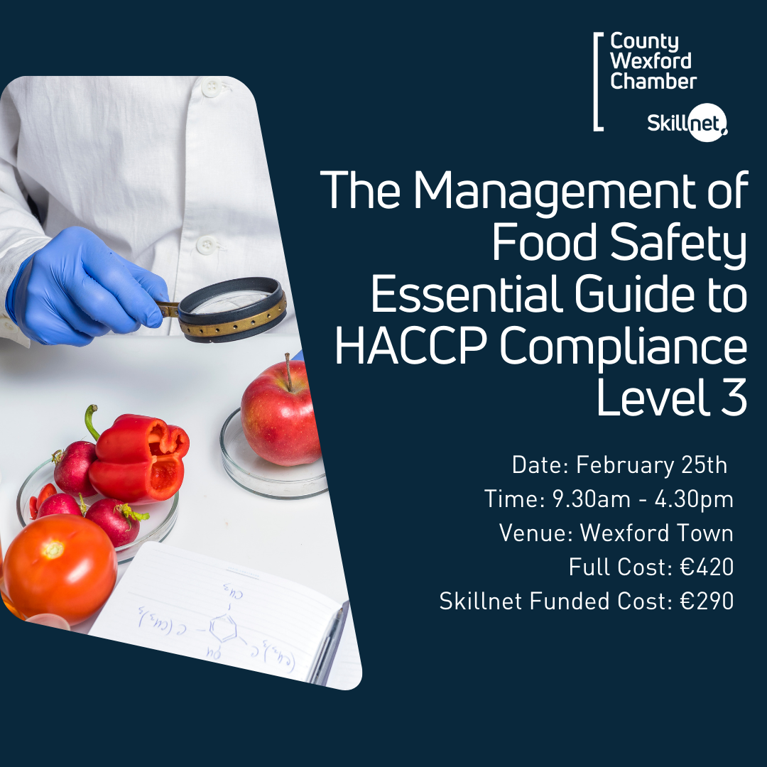 The Management of Food Safety – the essential guide to HACCP compliance Level 3 – 25th of February