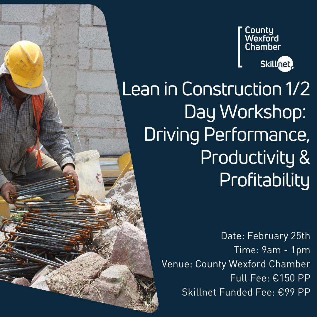 Lean in Construction: Driving Performance, Productivity, and Profitability – 25th February