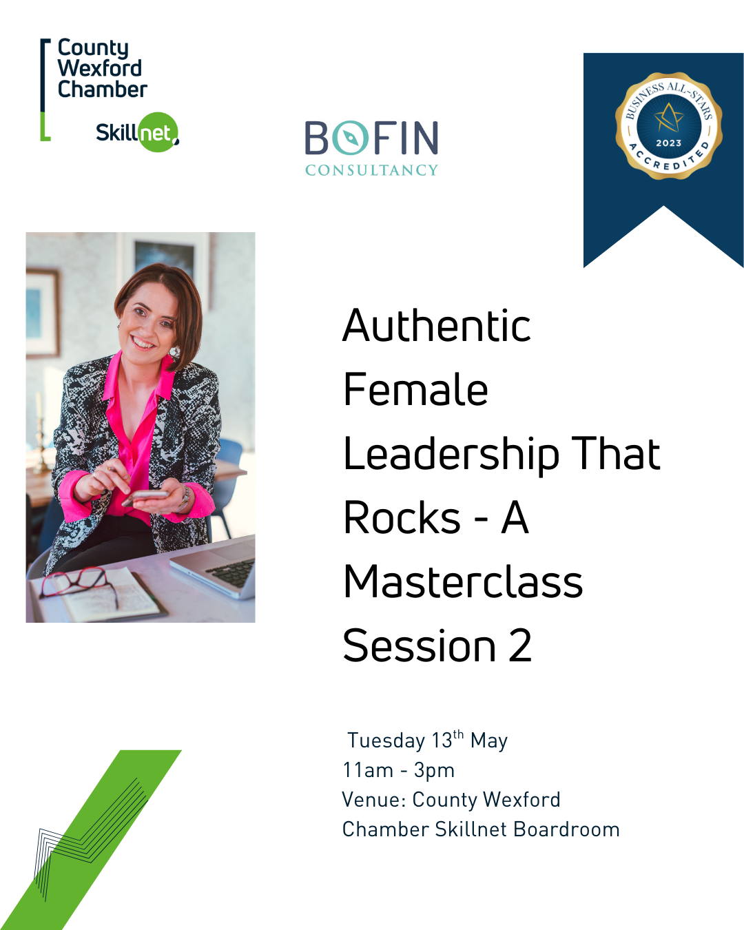 Authentic Female Leadership that Rocks – A Masterclass – Day 2 – 13th May