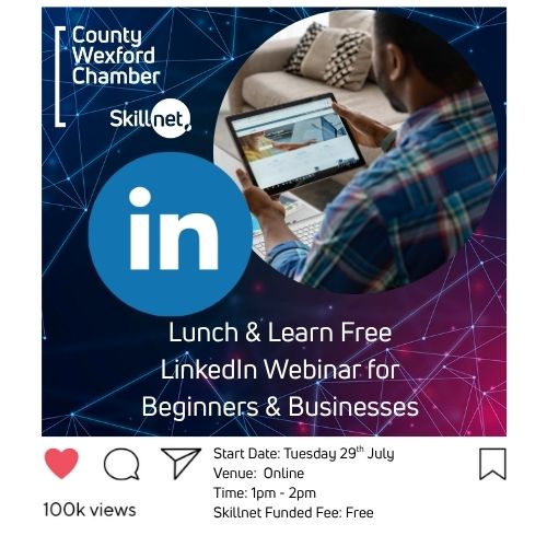 Free Lunch & Learn LinkedIn for Beginners Webinar for “Networking and Building Brand Visibility”- Tuesday 29th July