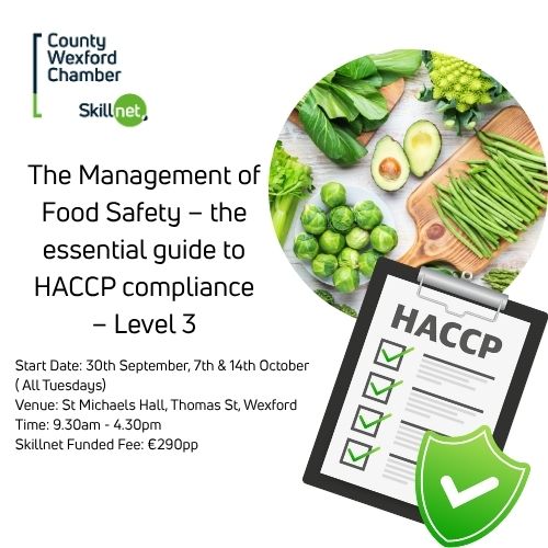 The Management of Food Safety – the essential guide to HACCP compliance – Level 3 – Starting the 30th September 2025