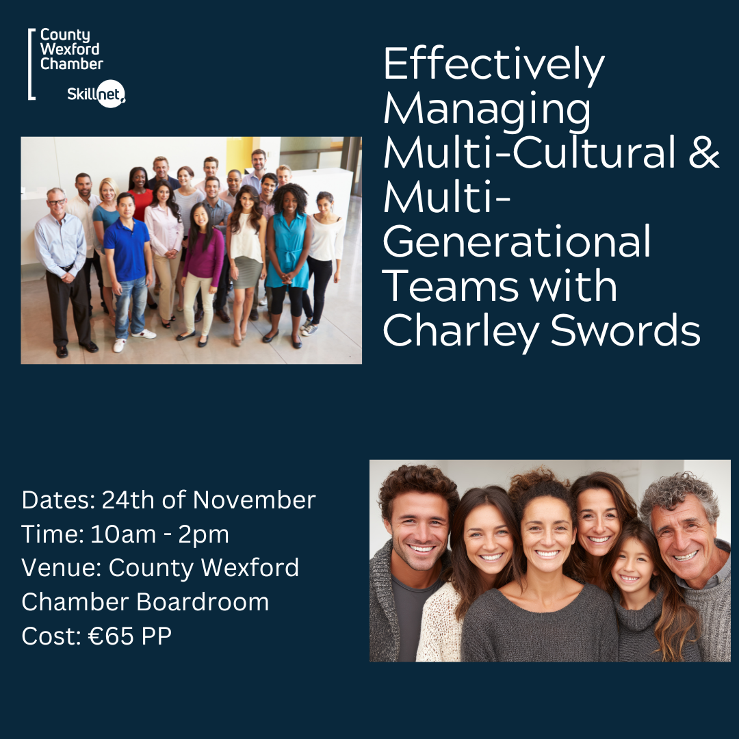 Effectively Managing Multi-Cultural & Multi-Generational Teams Workshop with Charley Swords 24th November 2025