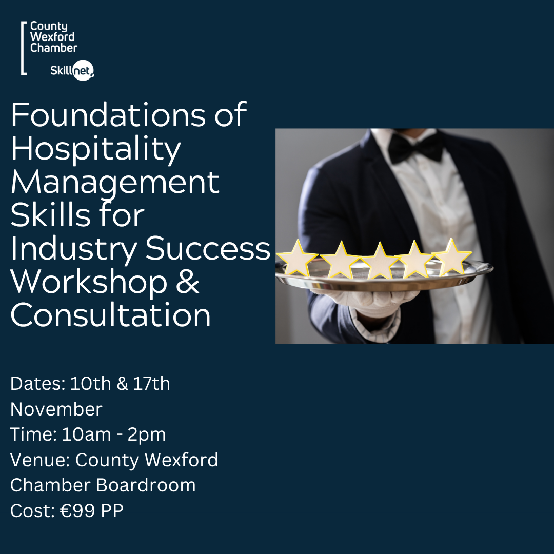 Foundations of Hospitality Management Skills for Industry Success Workshop + Free Consultation Per Participant!! 10th November 2025