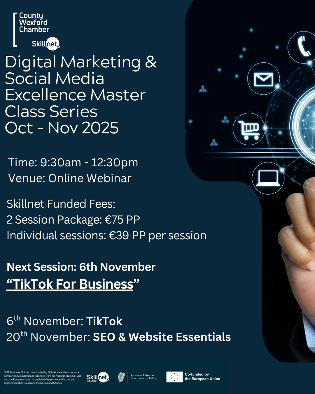 Digital Marketing & Social Media Excellence Master Class Series: Next Session – Tik Tok – 6th November 2025