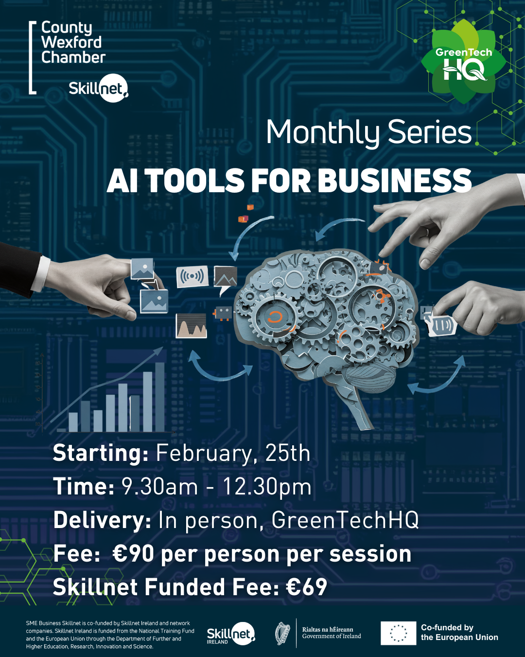 AI tools for Business – Monthly Series beginning February, 25th in GreenTech HQ