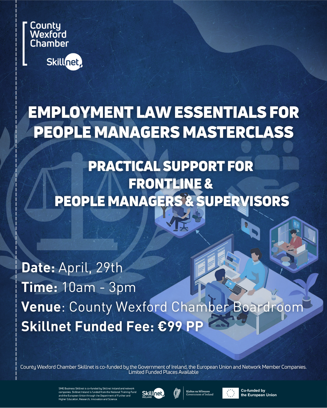 Employment Law Essentials for People Managers – Masterclass: 29th April
