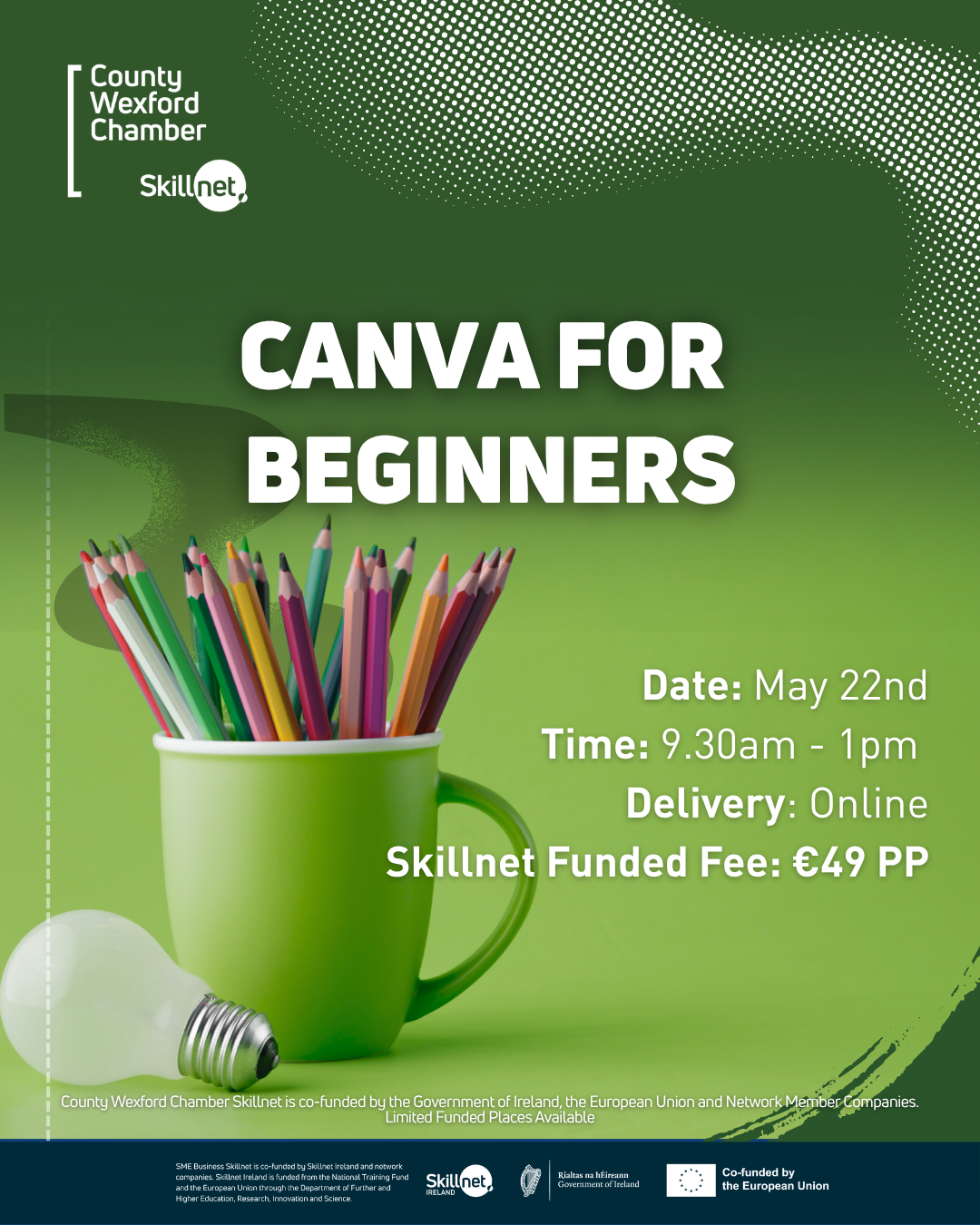 Canva for Beginners – Fully ONLINE – May 22