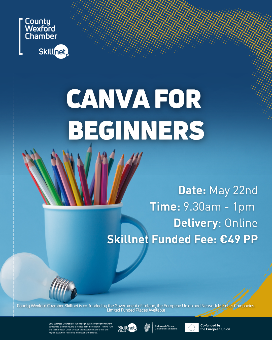 Canva for Beginners – Fully ONLINE – May 22